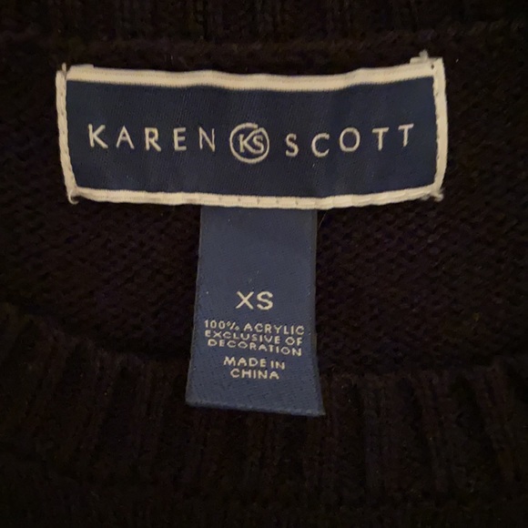 Karen Scott winter Themed Sweater - Picture 4 of 4